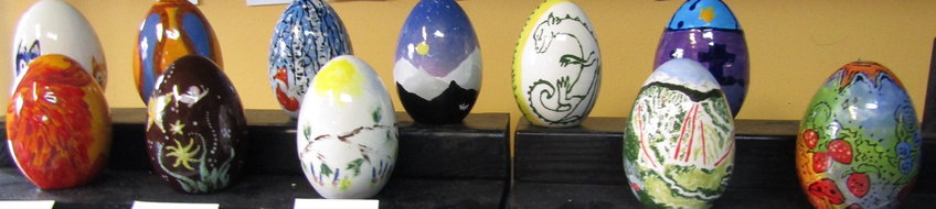 Those 14 and older participate in Art of the Egg.